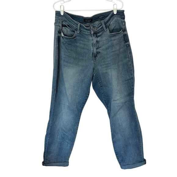 Judy Blue Denim - Judy Blue I’ll Be There For You Boyfriend Jeans Size 18W Cuffed Light Wash